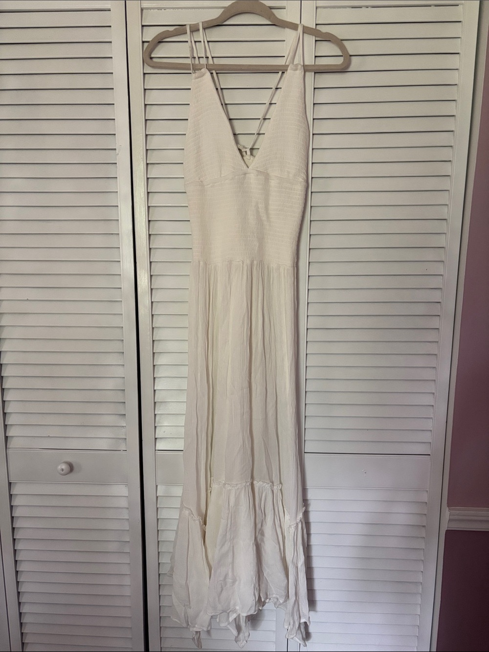Free People free-est Fun In The Sun Maxi Dress, Ivory, S, NWOT - Picture 3 of 6